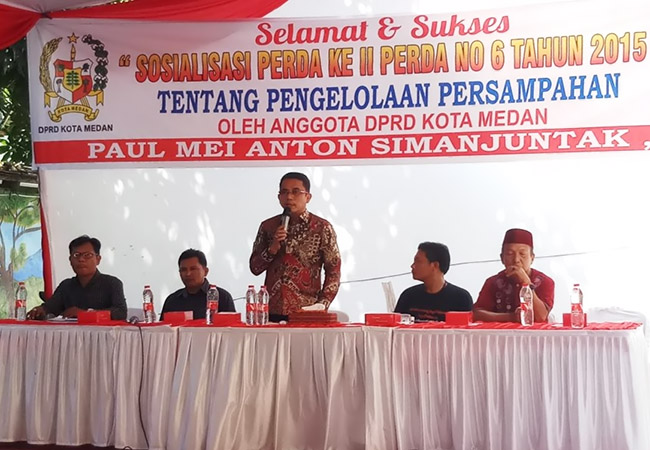 Paul Simanjuntak Ajak Masyarakat Medan Sukseskan Program “Yuk Bikin Cantik Medan"