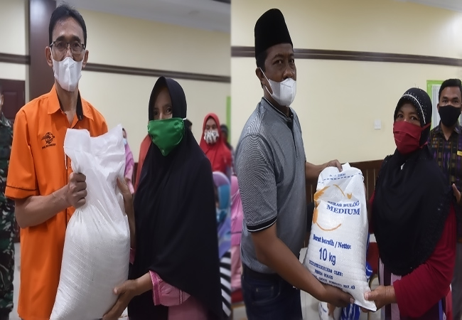 Masyarakat Padangsidimpuan Terima Bantuan Terdampak PPKM Darurat