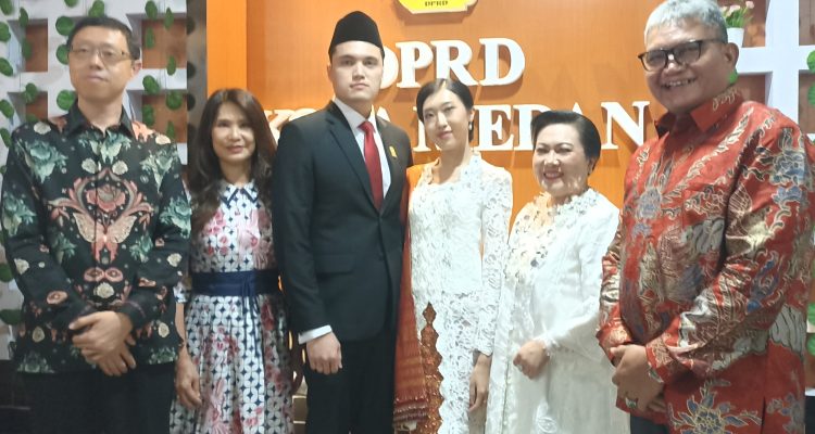 Reinhart Jeremy Anindhita Sormin Dilantik Senagai Anggota DPRD Kota Medan Periode 2024-2029