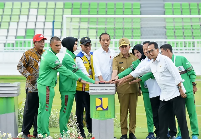 Stadion Utama Sumut di Kabupaten Deli Serdang Diresmikan