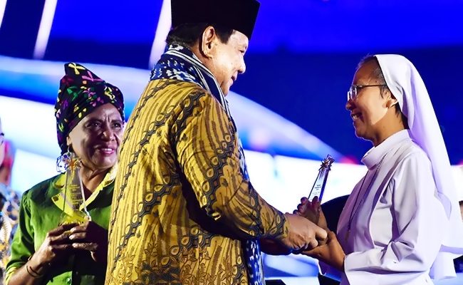 Presiden Prabowo Hadiri Perayaan Natal Nasional 2024