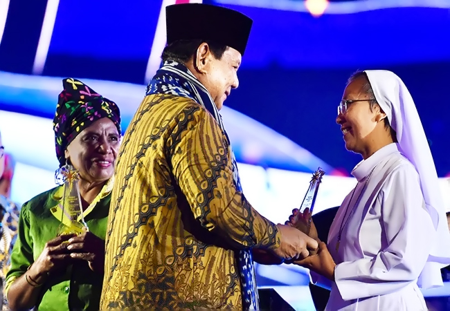 Presiden Prabowo Hadiri Perayaan Natal Nasional 2024